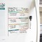 bloom daily planners 3 Piece Magnetic Dry Erase Planner Set, Garden Blooms